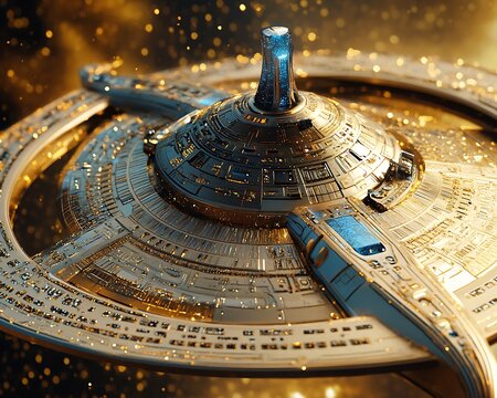 Spiritual Light Frequency, Detailed Depiction of Ashtar's Flagship Vessel