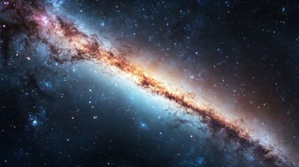 Fototapeta premium Awe-Inspiring Galaxy Panorama