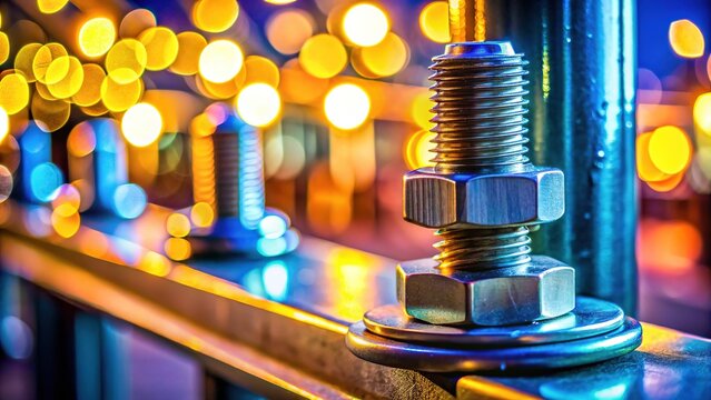 Bolted Connection Dimensions Engineering Drawing AI Art