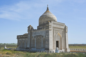 Kurmangazy Mausoleum building in the village of Altynzhar