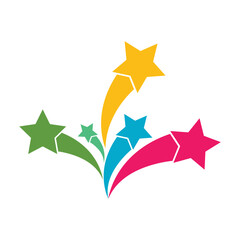 fireworks logo template icon