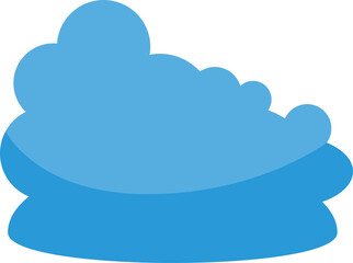Blue Cloud Illustration