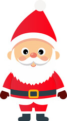 Cute Santa Claus cartoon, merry christmas