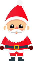 Cute Santa Claus cartoon, merry christmas