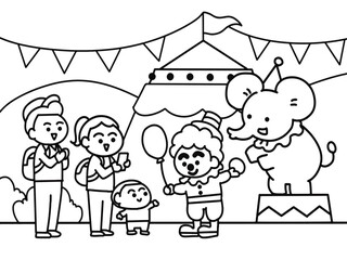 Parent with The Circus show.