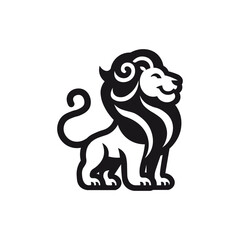 Lion head line icon, outline vector sign, linear pictogram isolated on white. Symbol, logo illustration