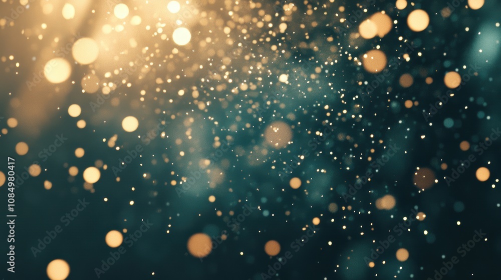Poster a captivating array of sparks and glowing particles fills the dark atmosphere, creating a stunning v