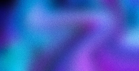 Blue Gradient background colors with noise effect Grain Wallpaper Grainy noisy textured blurry texture abstract Digital noise gradient. Nostalgia, vintage 70s, 80s style. Abstract lo-fi background.