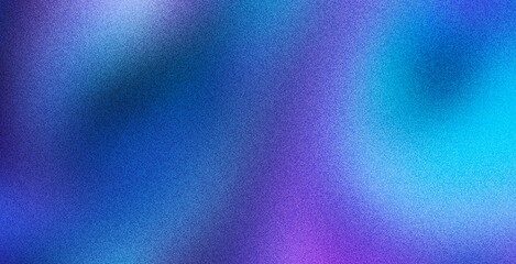 Blue Gradient background colors with noise effect Grain Wallpaper Grainy noisy textured blurry texture abstract Digital noise gradient. Nostalgia, vintage 70s, 80s style. Abstract lo-fi background.