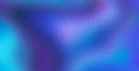 Blue Gradient background colors with noise effect Grain Wallpaper Grainy noisy textured blurry texture abstract Digital noise gradient. Nostalgia, vintage 70s, 80s style. Abstract lo-fi background.