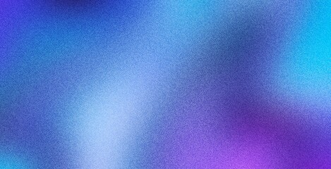 Blue Gradient background colors with noise effect Grain Wallpaper Grainy noisy textured blurry texture abstract Digital noise gradient. Nostalgia, vintage 70s, 80s style. Abstract lo-fi background.