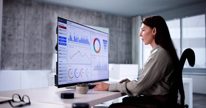 KPI Business Analytics Data Dashboard - Powered by Adobe
