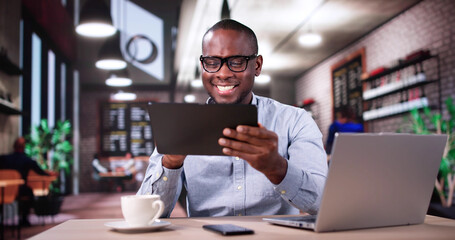 Work And Study On Laptop Computer