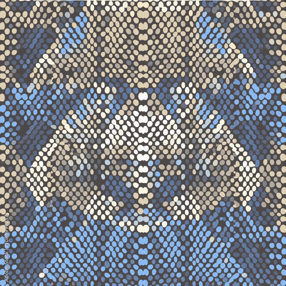 Poster seamless background pattern. abstract geometric pattern in low poly style.
