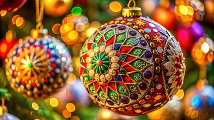 Obraz premium Ornate Bauble Ornament - Rule of Thirds Composition