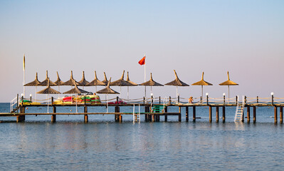 Wooden PIERS to sea