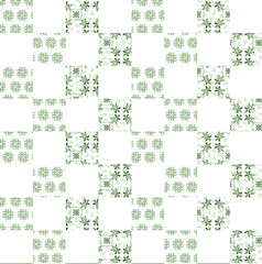 seamless pattern with green leaves