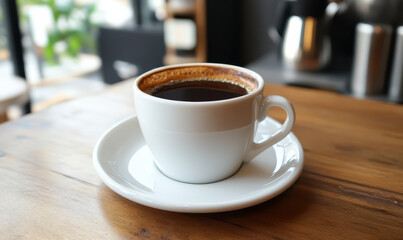 Aromatic espresso, rich and dark, ready to invigorate