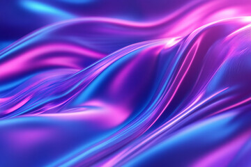 Fototapeta premium Colorful Light Trails with Glowing Neon Waves and Vibrant Energy Flow