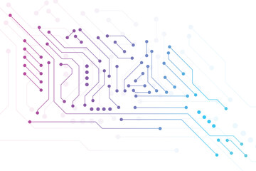 Circuit Board Electronics Digital Technology Background. Motherboard, CPU, Processor and Artificial Intelligence Concept. Digital Microchip Semiconductor