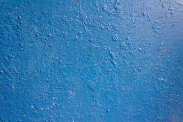 Blue Iron Steel Wall Surface Texture