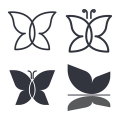 Butterfly Logo Template Icon