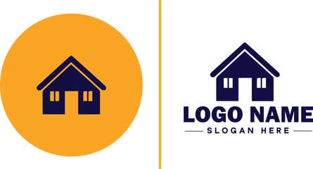 Building Materials icon Construction supplies Building supplies Construction materials flat logo sign symbol editable vecto