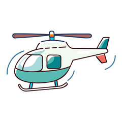 helicopter vector illustration