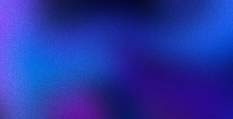 Blue Gradient background colors with noise effect Grain Wallpaper Grainy noisy textured blurry texture abstract Digital noise gradient. Nostalgia, vintage 70s, 80s style. Abstract lo-fi background.