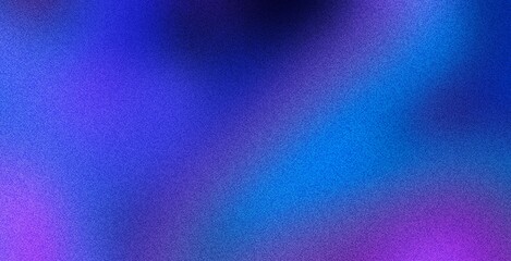 Blue Gradient background colors with noise effect Grain Wallpaper Grainy noisy textured blurry texture abstract Digital noise gradient. Nostalgia, vintage 70s, 80s style. Abstract lo-fi background.