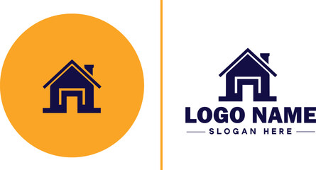 Building Materials icon Construction supplies Building supplies Construction materials flat logo sign symbol editable vecto