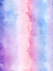 Soft Watercolor Pastel Gradient in Pink, Blue, and Purple Hues