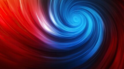 Abstract Red Blue Background Vortex Technological Concept.