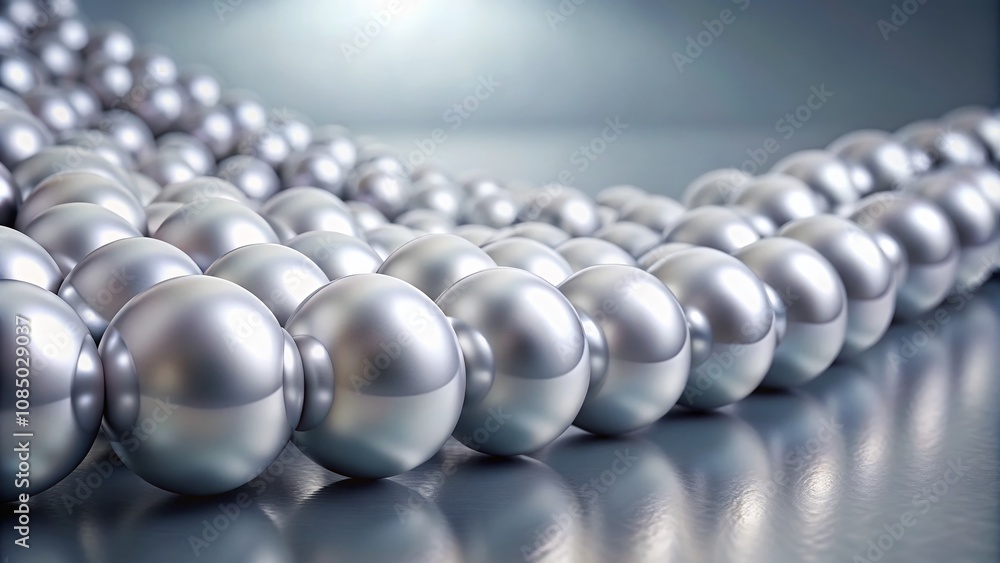 Poster elegant gray pearl collection with glossy gradient templates for web and print, showcasing refined a