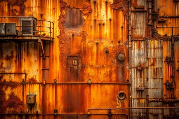 Ructic grunge industrial background