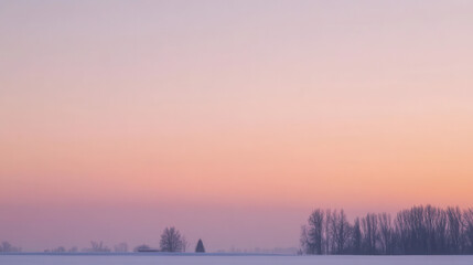 Fototapeta premium Serene Minimalistic Workspace at Sunrise