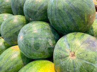 water melon fruit, water melon showing on market, water melon wallpaper,background.
