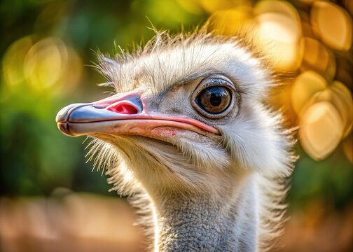 Close-up Feather Detail, Ostrich, Castillo de las Guardas, Sevilla