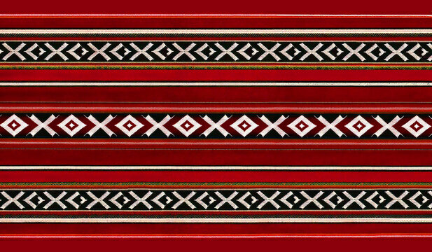 Vintage Sadu rug made in the arabian bedouin tribes style