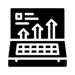 technology glyph icon