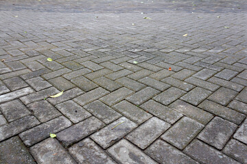Gray Paving Slabs Urban Street Road Pattern Texture