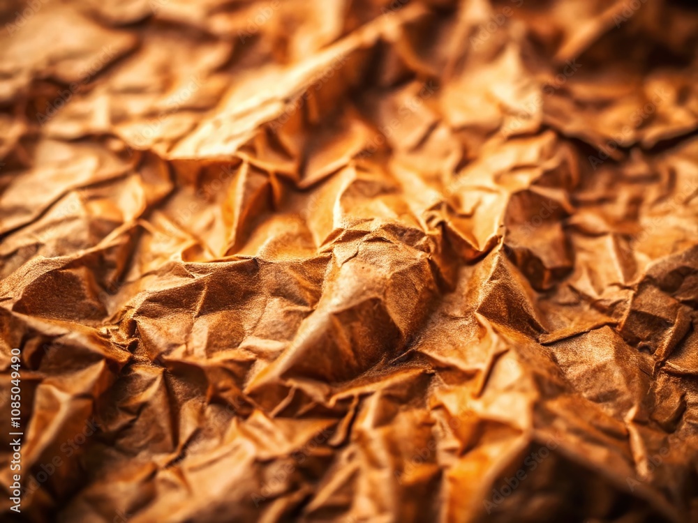 Aufkleber old vintage brown crumpled paper texture background loop animation footage in 21:9 aspect ratio for 