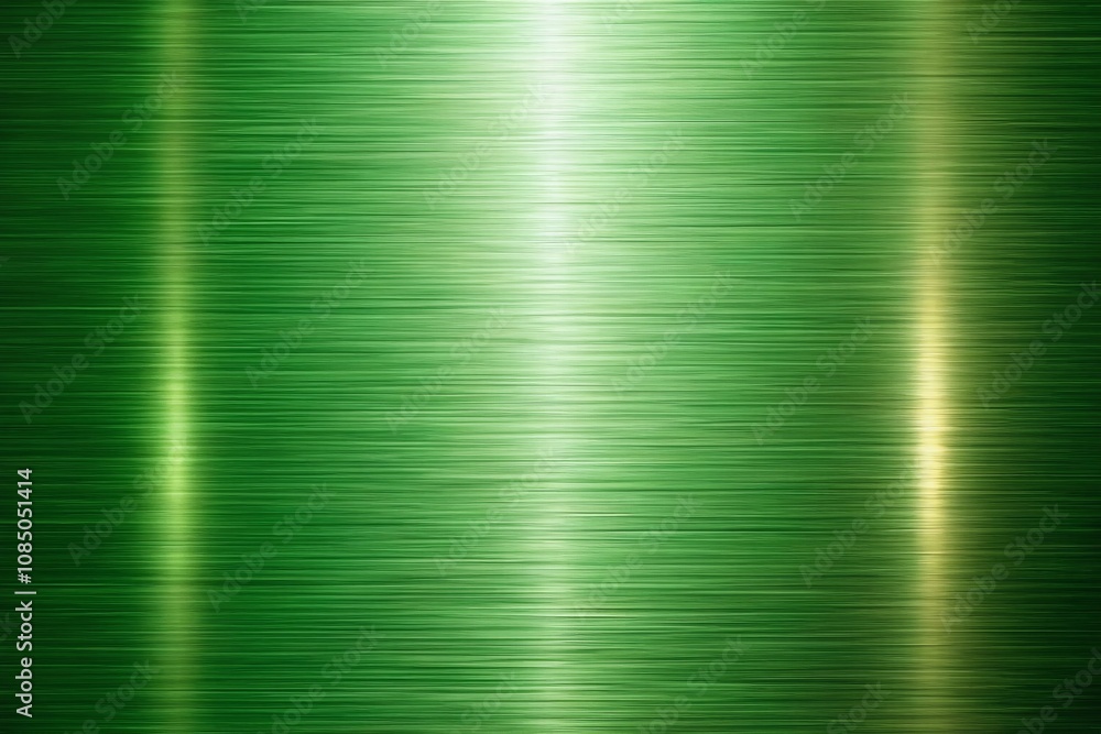 Poster polished green metallic texture background for creative projects with brushed finish and reflective 