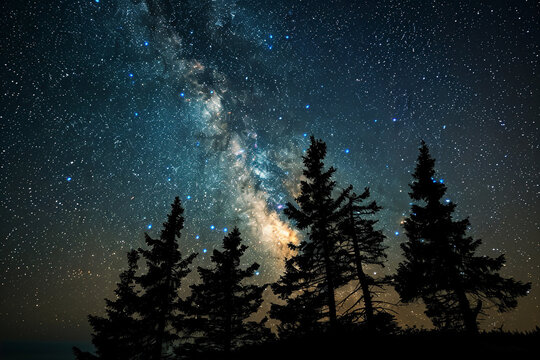 starry night sky