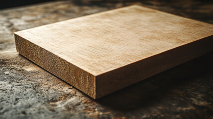 Contemporary close up of wooden surface on textured table, showcasing its natural beauty
