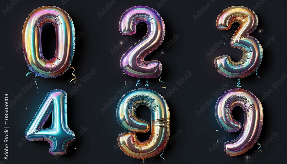 Poster numeric number