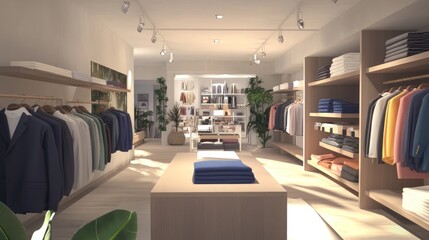 Modern Clothing Store Interior