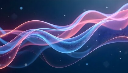 Abstract background with dynamic waves. 3d rendering, 3d illustration.