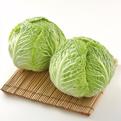 Fototapeta premium cabbage isolated on white background