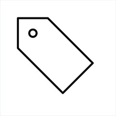 discount icon. Red sale label. discount price tag. Paper gift labels, promotional sale hang tag vector template set. line design style. vector design template